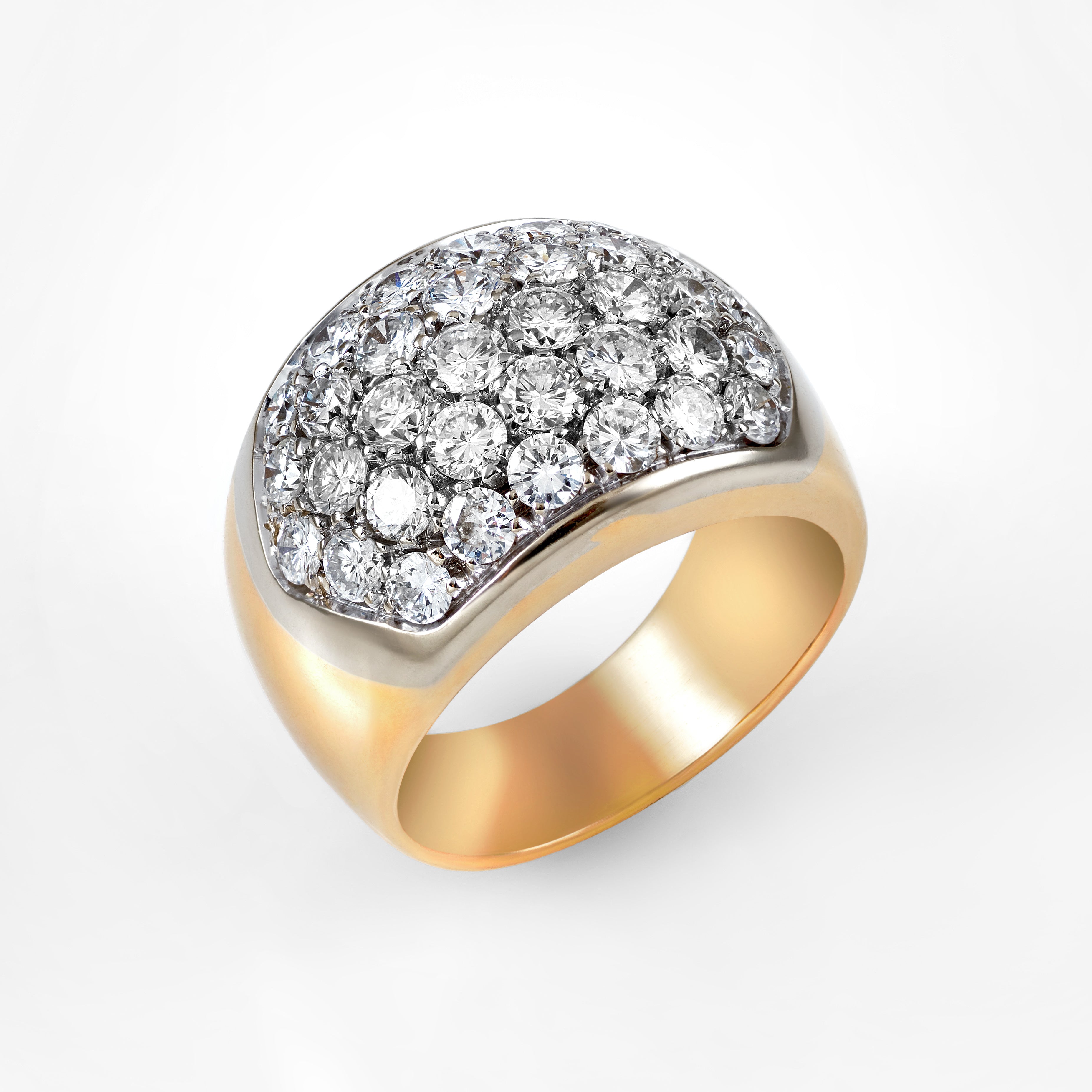 Gold Diamond Ring 01187