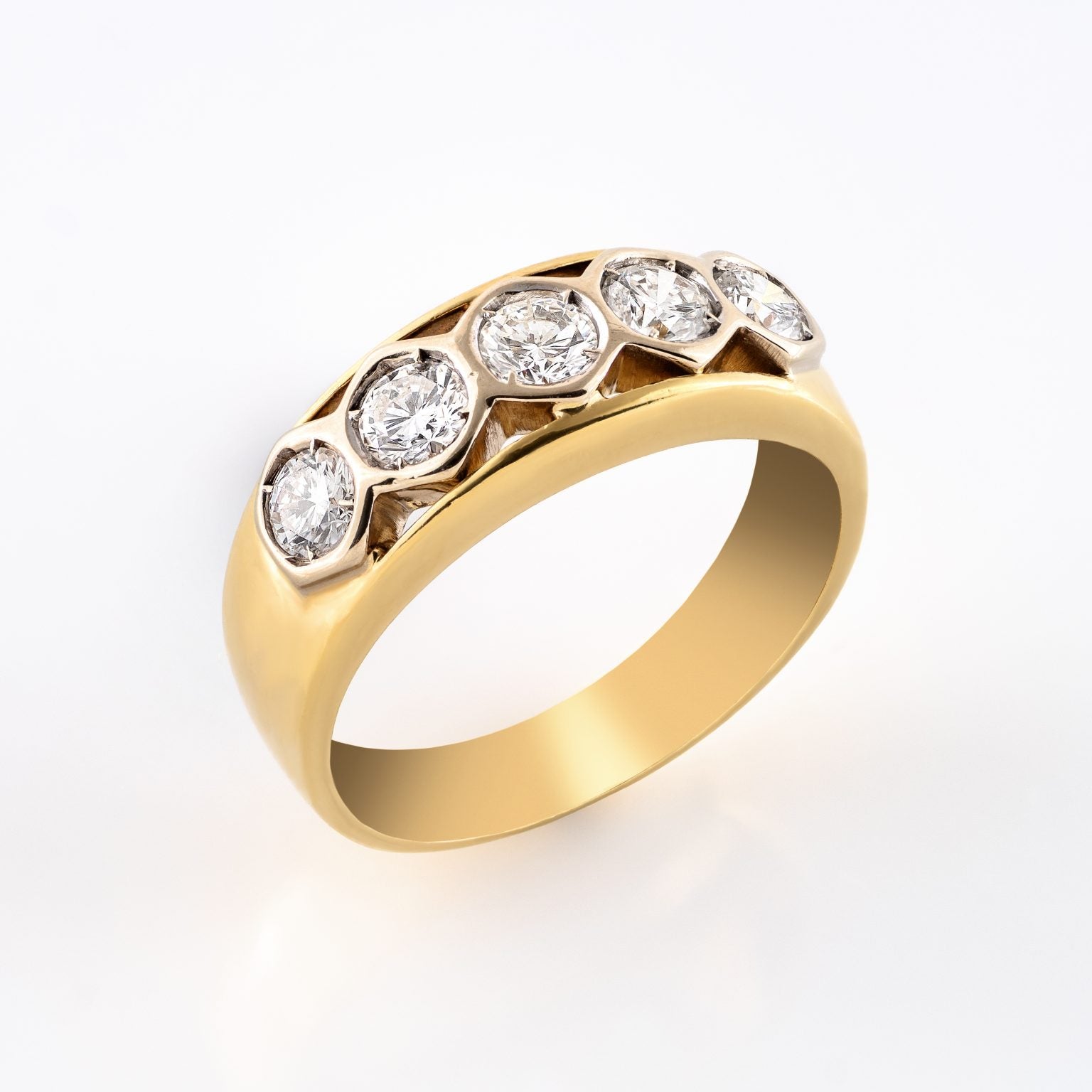 Gold Diamond Ring 00432