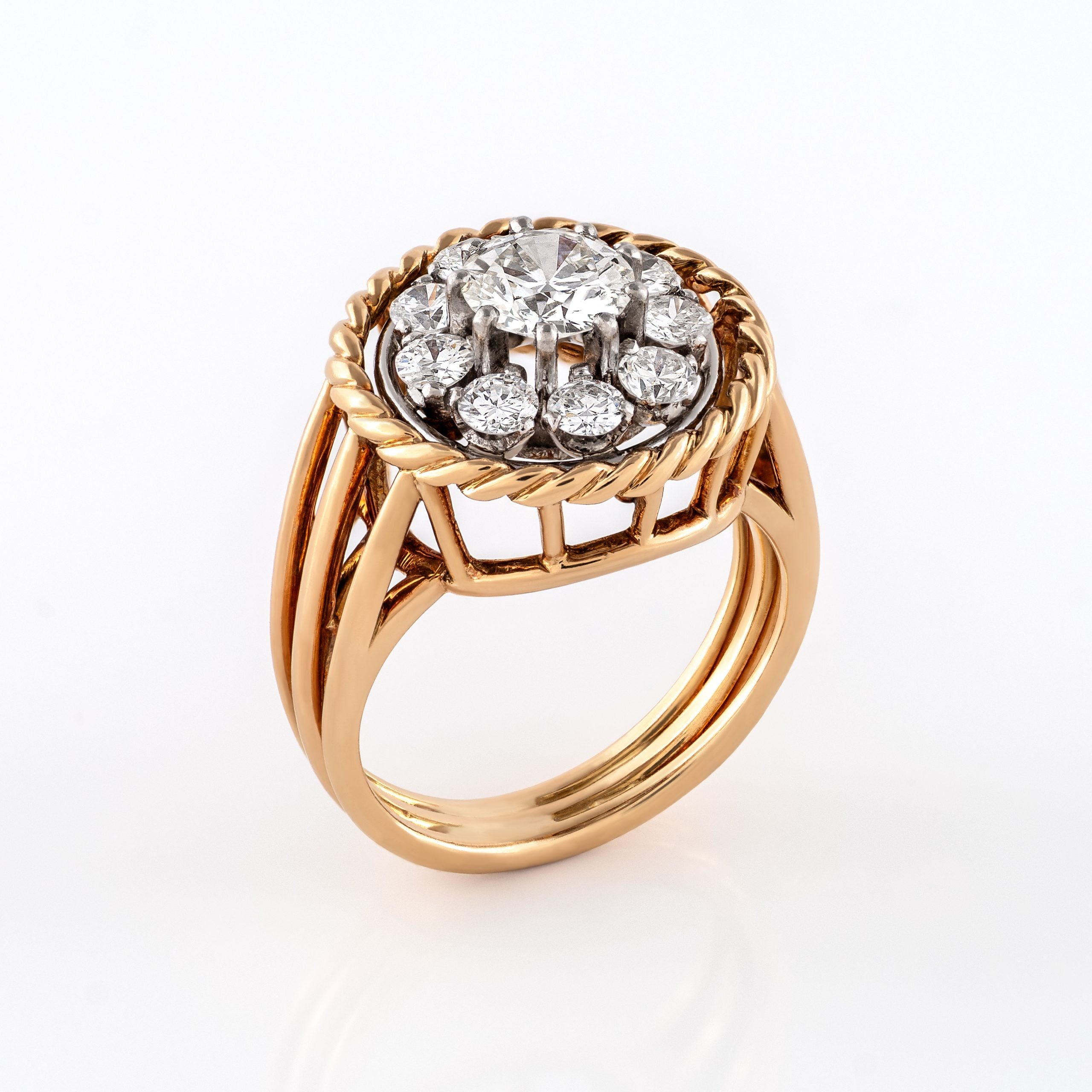 Gold Diamond Ring 00137