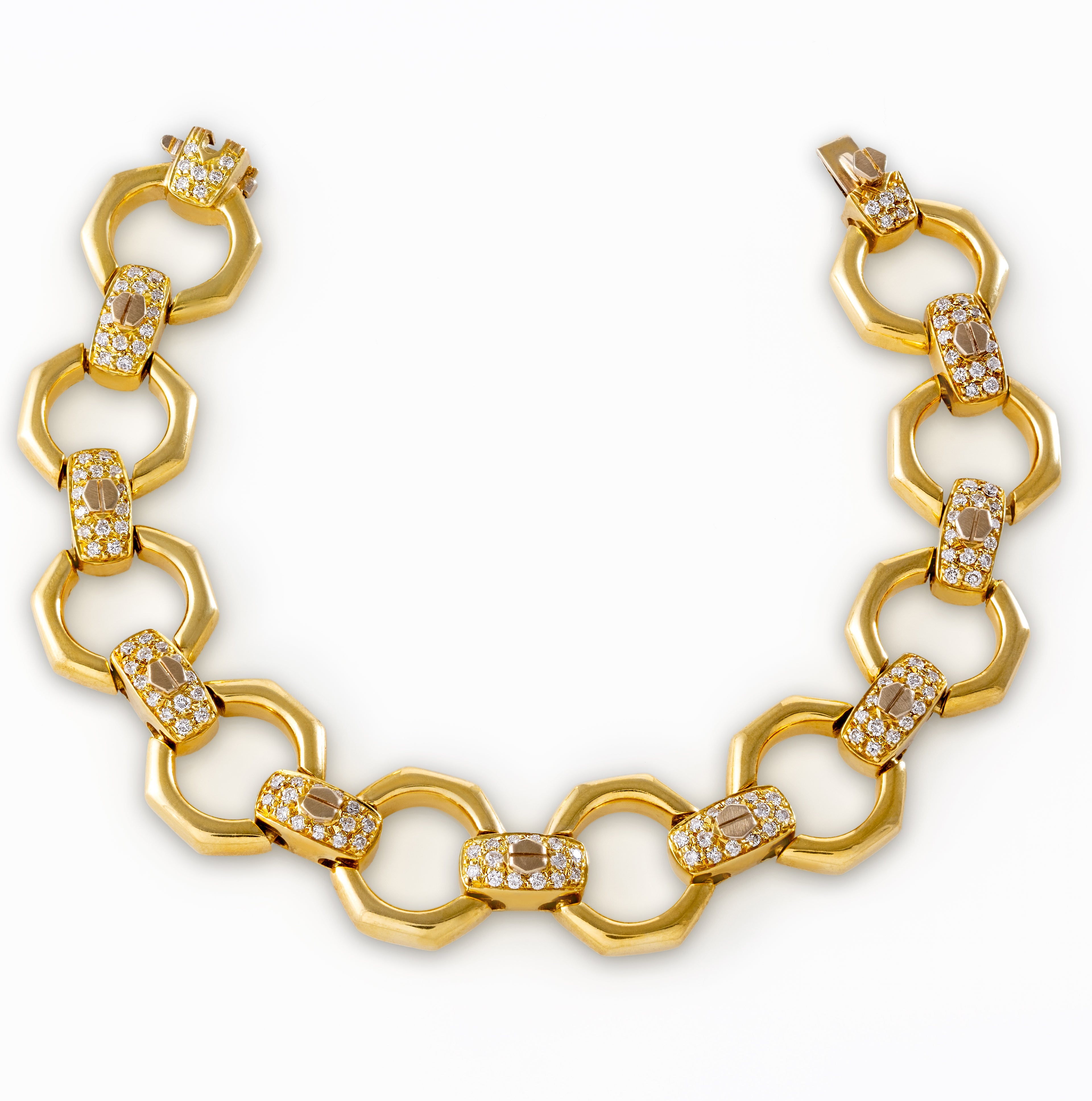 Gold Diamond Bracelet 00914