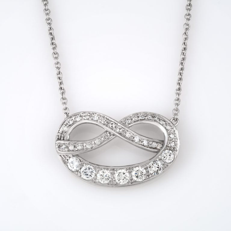Gold Diamond Necklace 01161