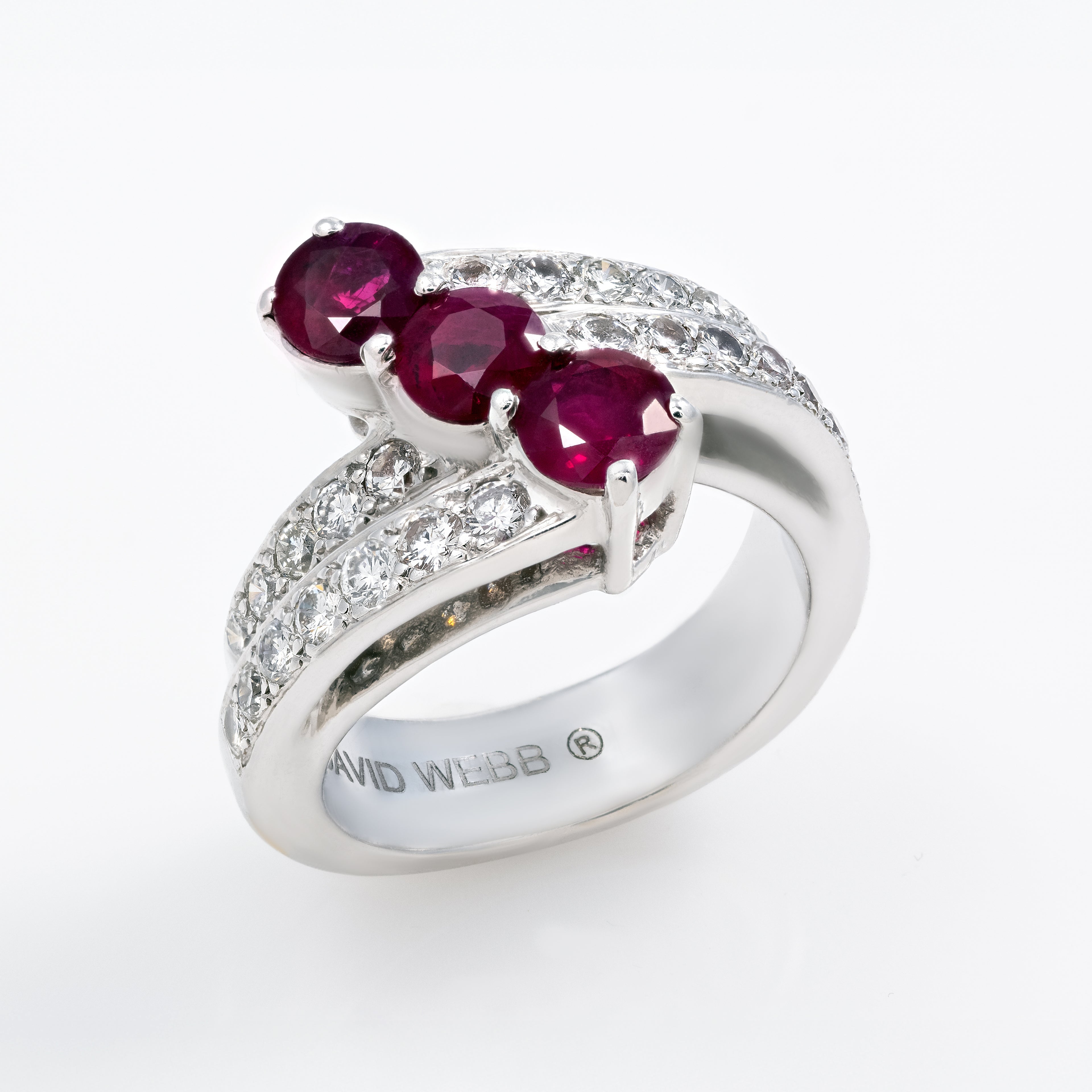 Gold Ruby Diamond Ring 00372
