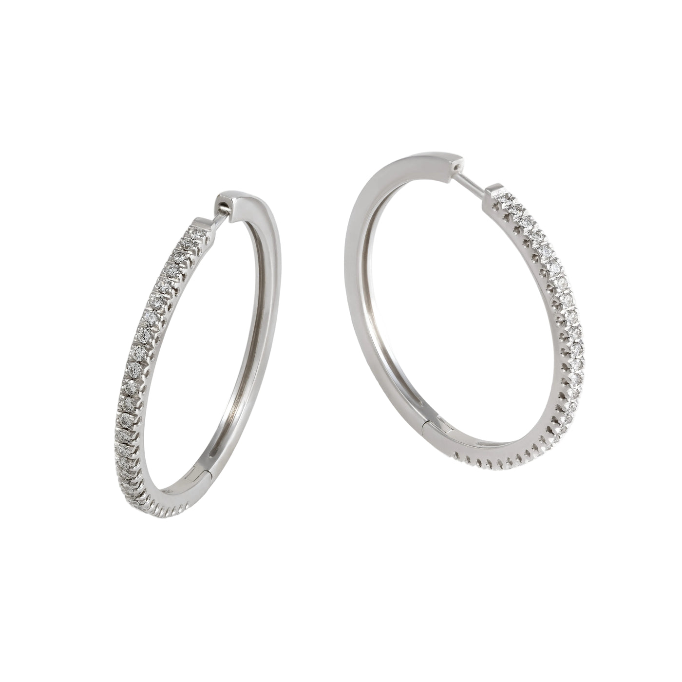 Gold Diamond Earrings 00785