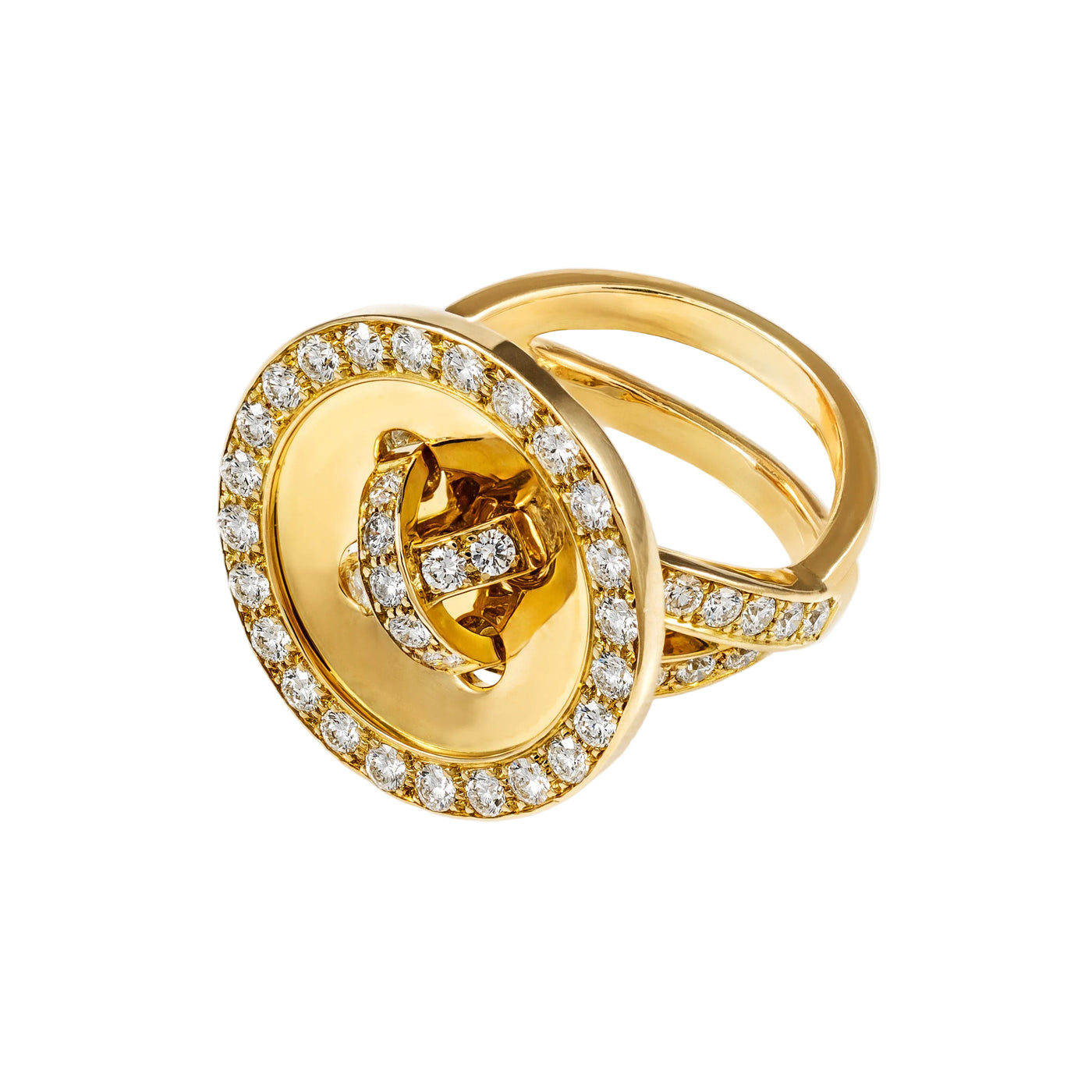 Gold Diamond Ring 00822