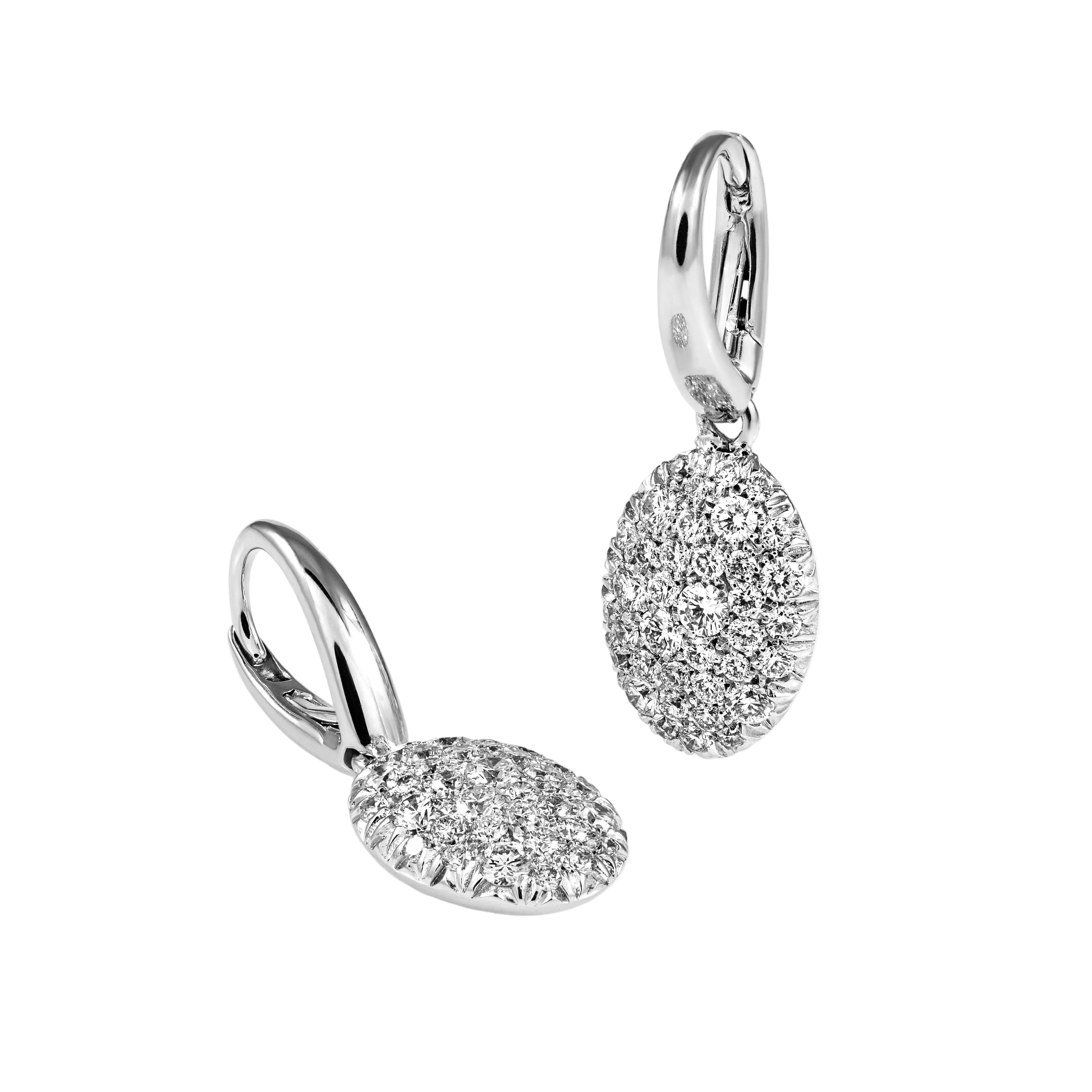 Gold Diamond Earrings 03140